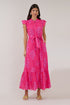 Riah Button Down Maxi Dress Freesia