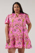 Azari Shift Mini Dress Pantheress Curve