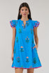 Merina Shift Mini Dress Genora Floral
