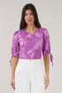 Kareli Puff Sleeve Top Orchid