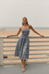 Abrelia Smocked Midi Dress Floral