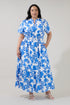 Belraj Poplin Maxi Dress Glantis Floral Curve