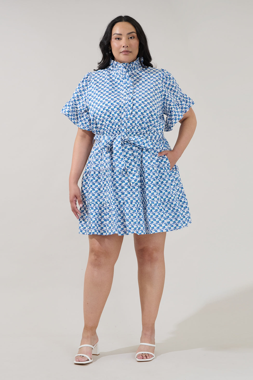 floral casual mini dress Portia Floral Mini Dress