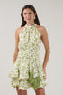 Mariena Ruffle Mini Dress Floral