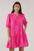 Berke Shift Mini Dress Freesia