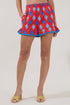 Evel Ruffle Shorts Abstract