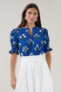 Merryn Split Neck Top Floral