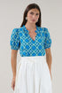 Leonor Short Sleeve Top Tile
