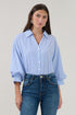 Chalet Button Down Top Stripe