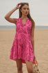 Loly Trapeze Mini Dress Dillie Floral