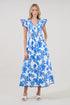 Merlin Tiered Midi Dress Glantis Floral