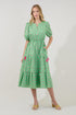 Darley Tiered Midi Dress Raidy Floral