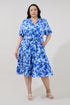 Wynette Tiered Midi Dress Palmas Curve