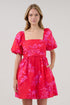 Pleated Mini Dress Primrose