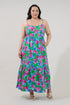 Cabana Flowy Maxi Dress Floral Curve