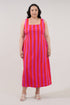 Troy Maxi Dress Stripe Curve