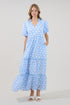 Renley Tiered Maxi Dress Mosaic