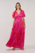 Eloray Pleated Maxi Dress Gleny Floral