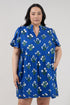 Requis Shift Mini Dress Floral Curve