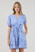 Hally A-line Mini Dress Floral