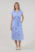 Jana Button Down Midi Dress Floral