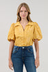 Zarai Button Down Top Narobi Floral