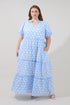 Renley Tiered Maxi Dress Mosaic Curve