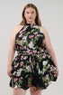 Mariena Ruffle Mini Dress Hollyhock Curve