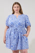 Hally A-line Mini Dress Floral Curve