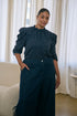 Drape Sleeve Top Polka Dot Curve