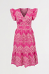Zayla Midi Dress Eyelet