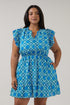 Sardy Mini Dress Tile Curve