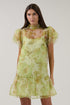 Andrea Organza Mini Dress Ellery Floral