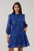 Yamila Ruffle Mini Dress Bouquet