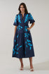 Cathy Embroidered Midi Dress