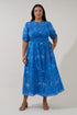 Bermy Smocked Maxi Dress Moonlit Curve