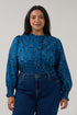 Minny Long Sleeve Top Gardena Floral Curve