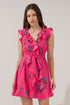 Radiant Ruffle Wrap Dress Genora Floral