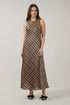 Saisha Midi Dress Plaid