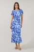 Judtih Flare Midi Dress Floral