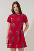 Rickie Shift Mini Dress Genora Floral