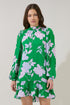 Vanice Long Sleeve Mini Dress Merla Floral