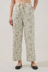 Nancy Drawstring Wide Pants Paisley