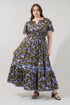 Ordy Smocked Midi Dress Reverie Curve
