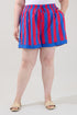 Taffy High Waist Drawstring Shorts Curve