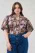 Pipa Bubble Sleeve Top Rustic Curve