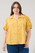 Zarai Button Down Top Narobi Floral Curve