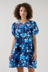 Marean Tiered Organza Mini Dress Abay Floral