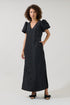 Kendra Bubble Sleeve Maxi Dress