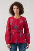 Lutie Peplum Jacket Genora Floral